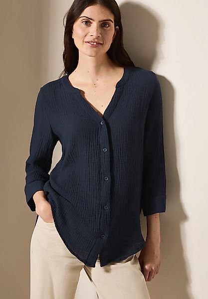 Cecil Shirtbluse, 3/4-Arm Musselin-Optik günstig online kaufen