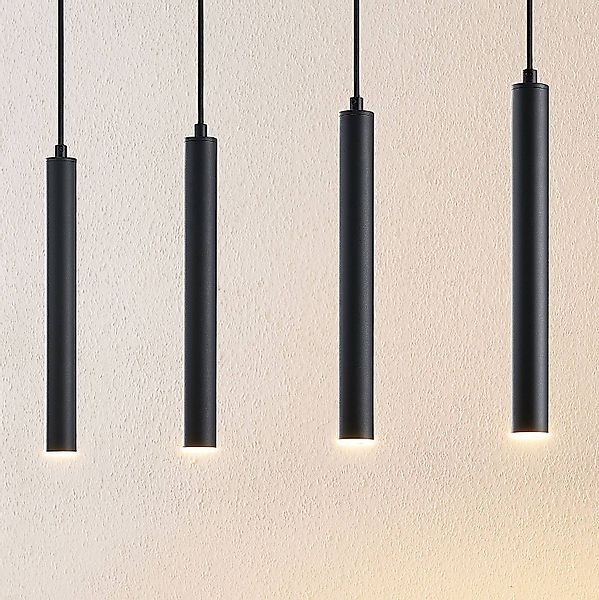 Arcchio LED-Hängeleuchte Kammeron, schwarz, Metall, 80 cm günstig online kaufen