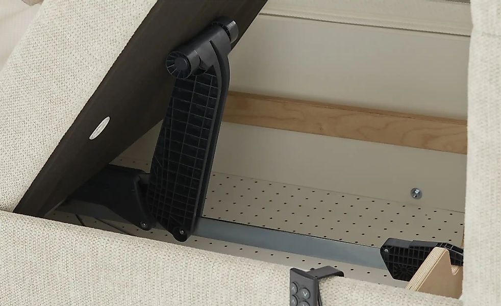 vanDoorn Boxspringbett mit Motor Ohio ¦ beige ¦ Maße (cm): B: 192 H: 129 Be günstig online kaufen