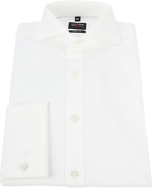OLYMP Level 5 Five Body Fit Hemd Off-White - Größe 45 günstig online kaufen