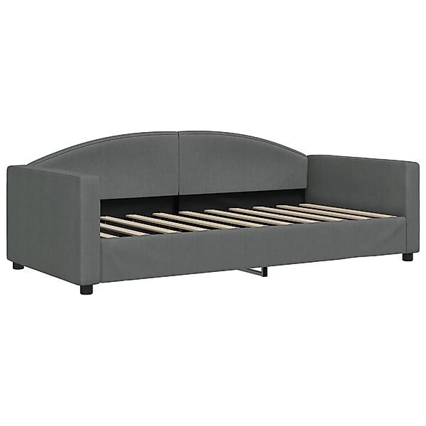vidaXL Bett Tagesbett Dunkelgrau 90x190 cm günstig online kaufen