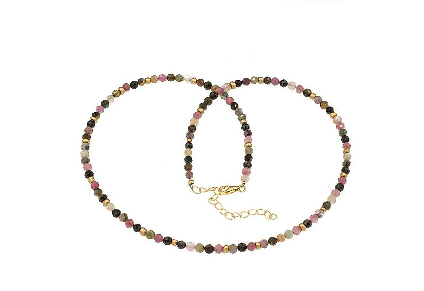 Bella Carina Perlenkette Kette mit Turmalin Perlen facettiert 3,5 mm, Versc günstig online kaufen