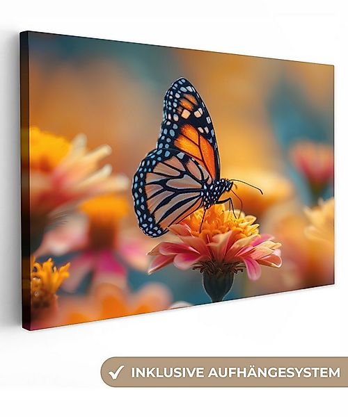 OneMillionCanvasses® Leinwandbild Schmetterling - Tiere - Farbenfroh - Natu günstig online kaufen