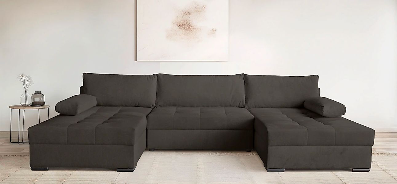 OTTO home Wohnlandschaft "Home System U-Form, von B: 269-352 cm wählbar, 6 günstig online kaufen