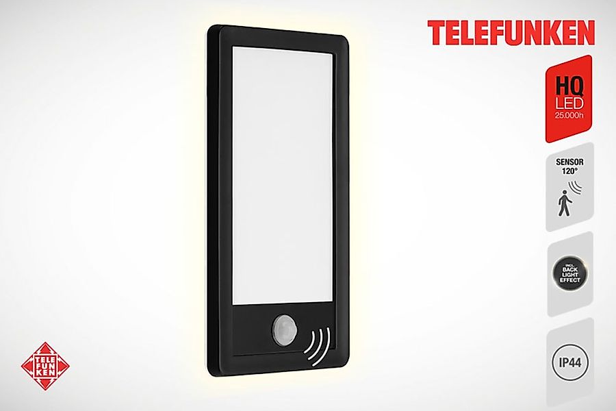 Telefunken LED Außen-Wandleuchte "NIZZA" günstig online kaufen