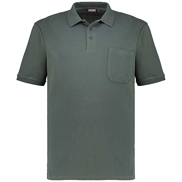 ADAMO Poloshirt aus Baumwoll-Piqué Farbe dunkelgrün Größe: 10XL günstig online kaufen