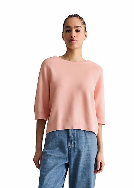 Marc OPolo DENIM Strickpullover "aus kompaktem Baumwollgarn" günstig online kaufen