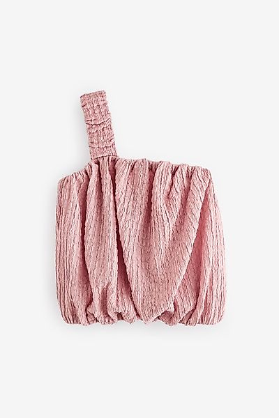 Next One-Shoulder-Top Einschulteriges, strukturiertes Bubble-Oberteil (1-tl günstig online kaufen