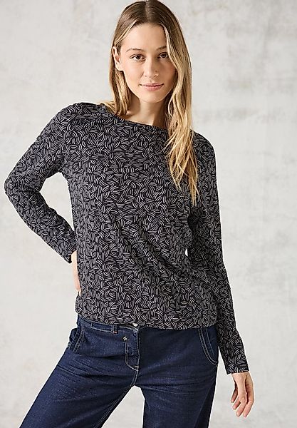 CECIL Langarmshirt mit grafischem Muster günstig online kaufen