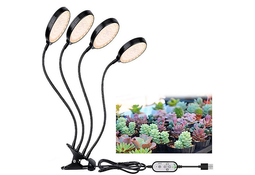 MUPOO Pflanzenlampe Pflanzenlampe LED, Dimmbar Pflanzenlicht Vollspektrum M günstig online kaufen