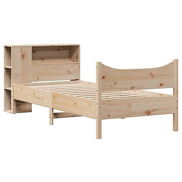 vidaXL Bett Massivholzbett ohne Matratze 75x190 cm Kiefernholz günstig online kaufen