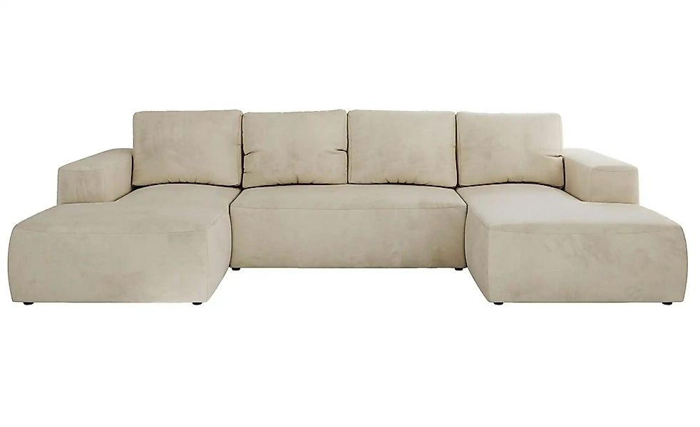 Wohnlandschaft mit Schlaffunktion Trentino ¦ beige ¦ Maße (cm): B: 334 H: 9 günstig online kaufen