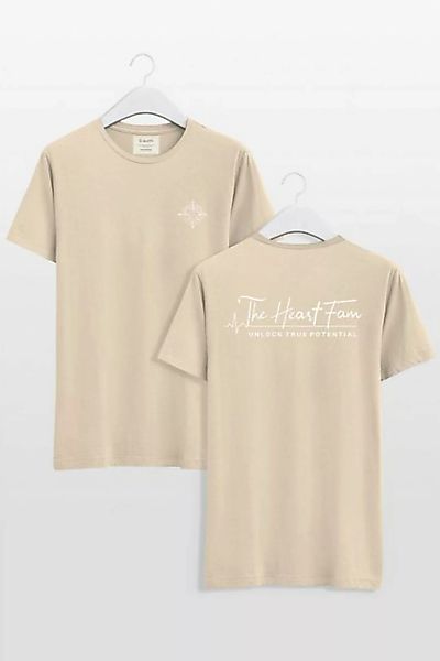 TheHeartFam T-Shirt Nachhaltiges Bio-Baumwolle Tshirt Sand Classic Herren F günstig online kaufen
