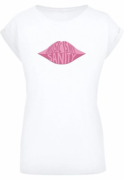MisterTee T-Shirt "MisterTee Damen Ladies Music Is My Sanity Tee" 1 Stk. tl günstig online kaufen