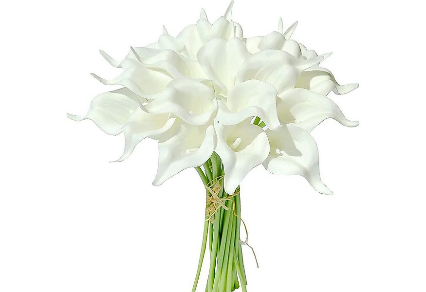 Kunstpflanze 35 cm Calla-Lilien Kunstblumen wie Echt Künstliche Blumen, Coo günstig online kaufen