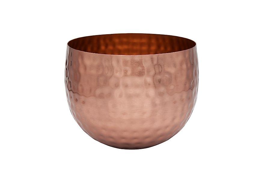 LaLe Living Blumentopf Baha gehämmert in Kupfer und Gold, Ø13,5 cm, aus Eis günstig online kaufen