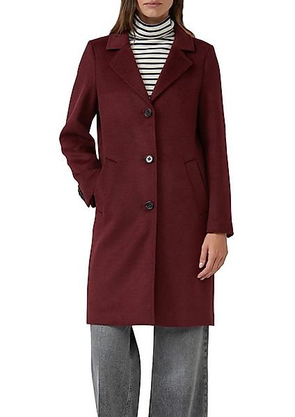 s.Oliver Langmantel mit Reverskragen und Wolle günstig online kaufen