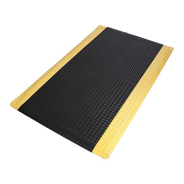 KARAT Anti-Ermüdungsmatte Heavy-Duty Tire Tuff 90 x 150 cm Schwarz-Gelb günstig online kaufen