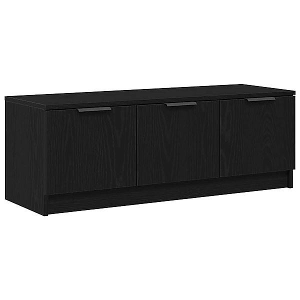 vidaXL TV-Schrank Schwarz Eichen-Optik 102 x 35 x 36,5 cm 862770 günstig online kaufen