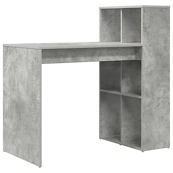 vidaXL Schreibtisch Schreibtisch Beton Grau Holzwerkstoff günstig online kaufen