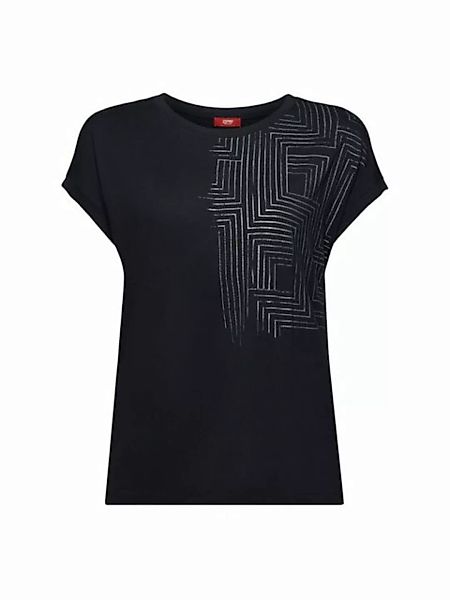 Esprit Collection T-Shirt Jersey-T-Shirt mit Print, LENZING™ ECOVERO™ (1-tl günstig online kaufen