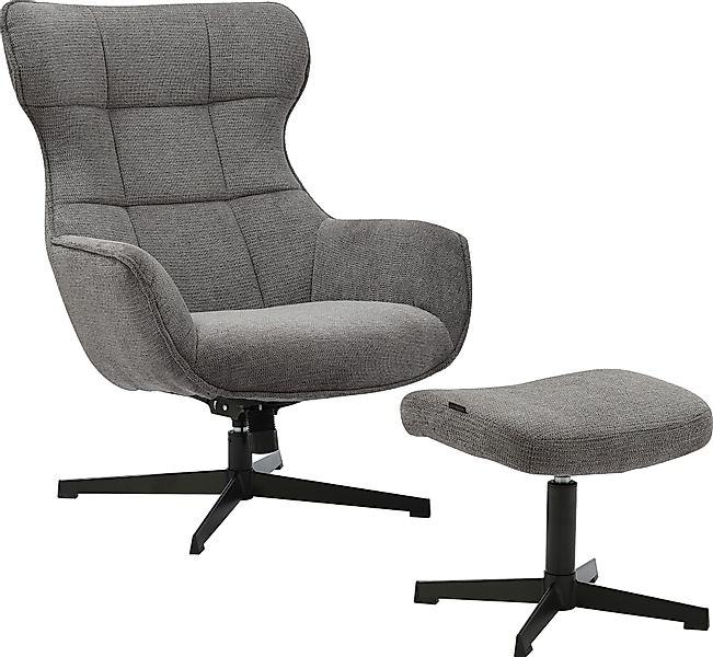 INOSIGN Drehsessel DEGAN Ohrensessel mit Hocker günstig online kaufen