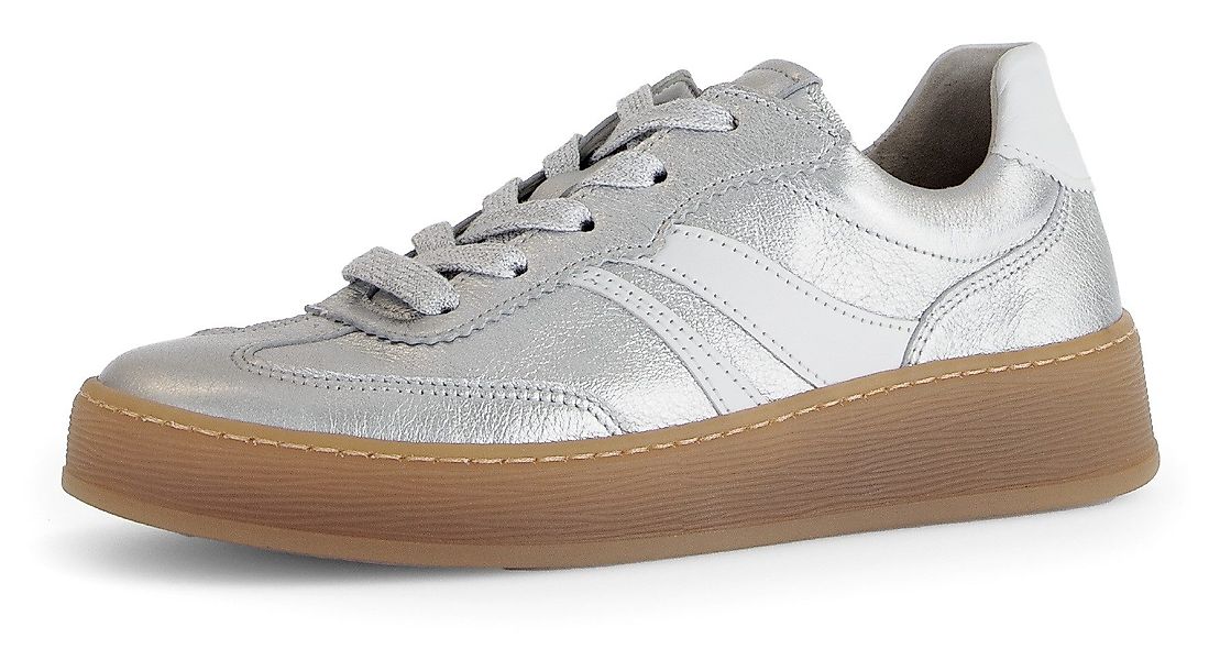 Gabor FLORENZ Plateausneaker, Freizeitschuh, Halbschuh, Schnürer günstig online kaufen