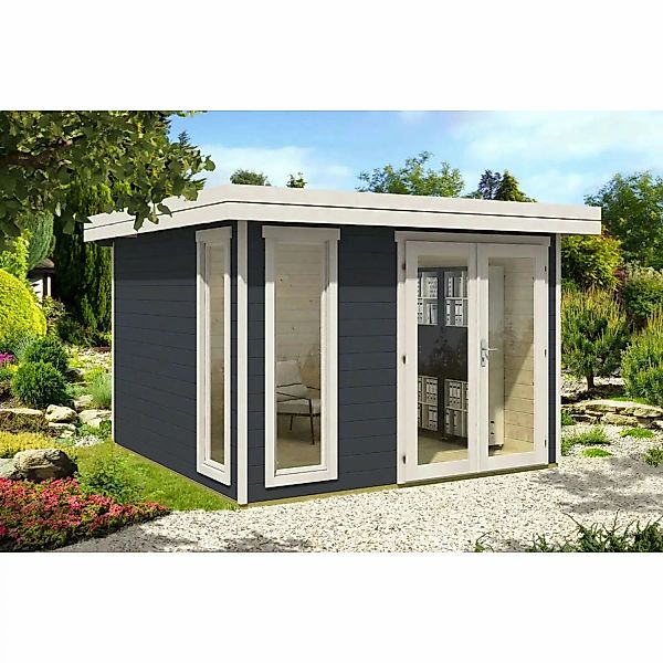 Alpholz Gartenhaus Aldo-28 A Unbehandelt 351 cm x 368 cm günstig online kaufen