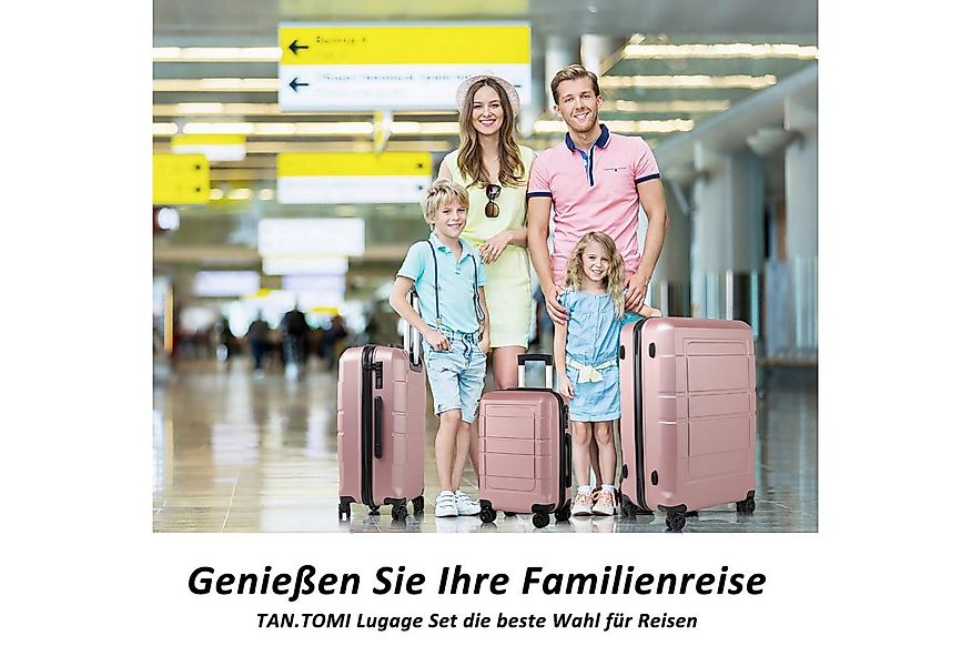 TAN.TOMI Handgepäckkoffer Trolley Hartschalenkoffer Hard Shell Hartschalenk günstig online kaufen