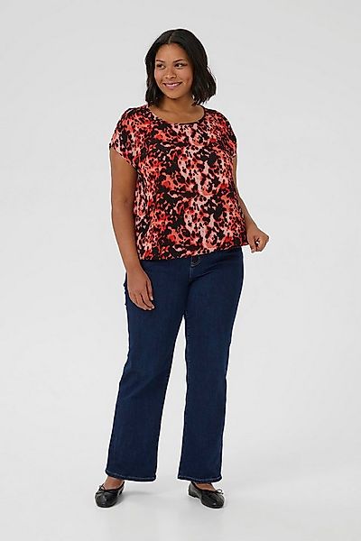 KAFFE Curve Kurzarmbluse Kurzarm-Bluse KCami Große Größen günstig online kaufen