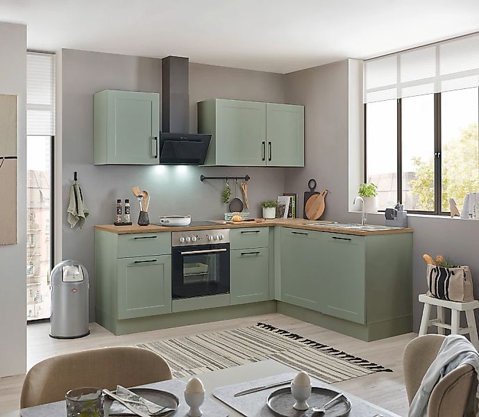 BASIC by Balculina Winkelküche "Marsi" Stellmaße 220x175 cm, wahlweise mit günstig online kaufen