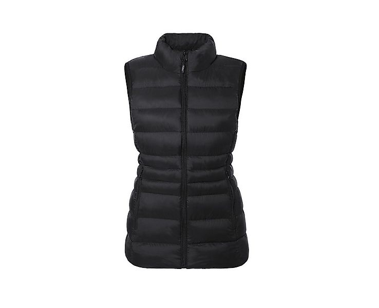 30seven Steppweste beheizte Weste Slim Fit mit gepolstertem Kragen - Schwar günstig online kaufen