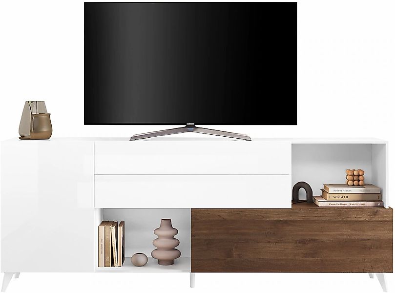 Home affaire Sideboard "Monaco in Breite 241 cm, Anrichte mit Tür, Klappe u günstig online kaufen