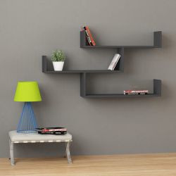 Decortie Bücherregal Tibet, Wandregal Modernes Bücherregal, günstig online kaufen