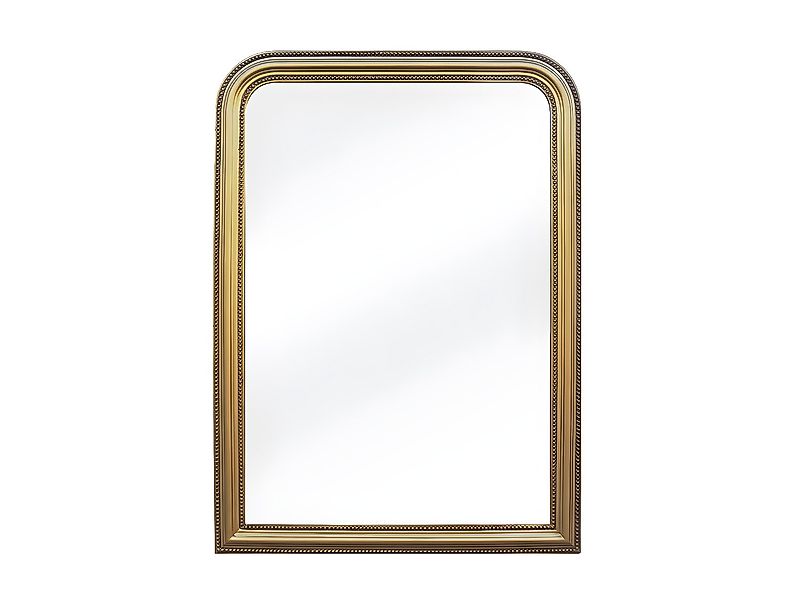 Trumeau-Spiegel aus Paulowniaholz – B 80 x H 110 cm – Messing-Optik, goldfa günstig online kaufen