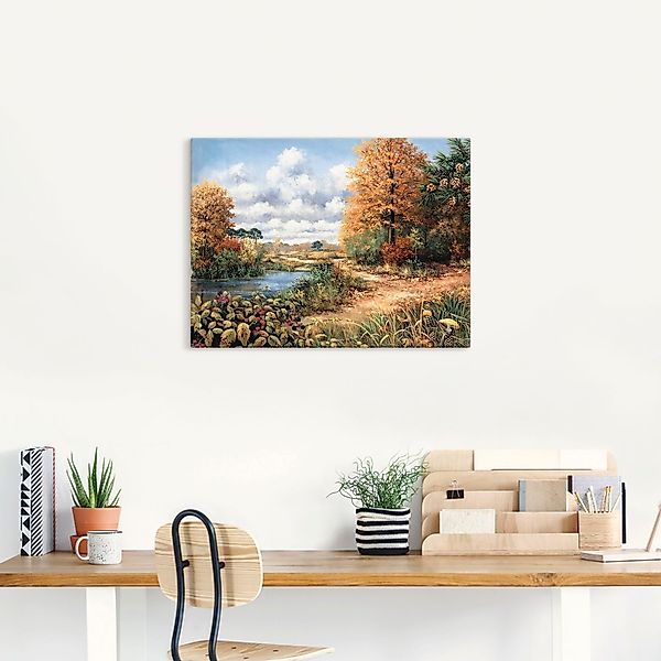 Artland Wandbild »Herbstzeit«, Vier Jahreszeiten, (1 St.), als Leinwandbild günstig online kaufen