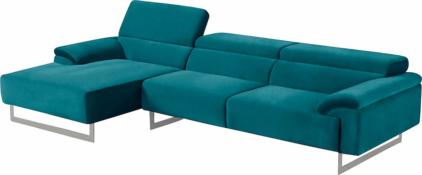 Egoitaliano Ecksofa "Malika, edel und bequem, Designsofa mit hochwertigen B günstig online kaufen