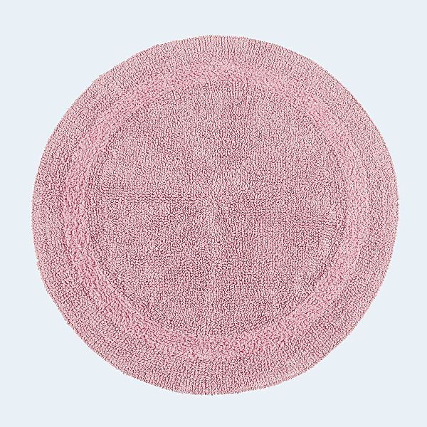 Homescapes Badematte Runde Battematte rosa 80 günstig online kaufen