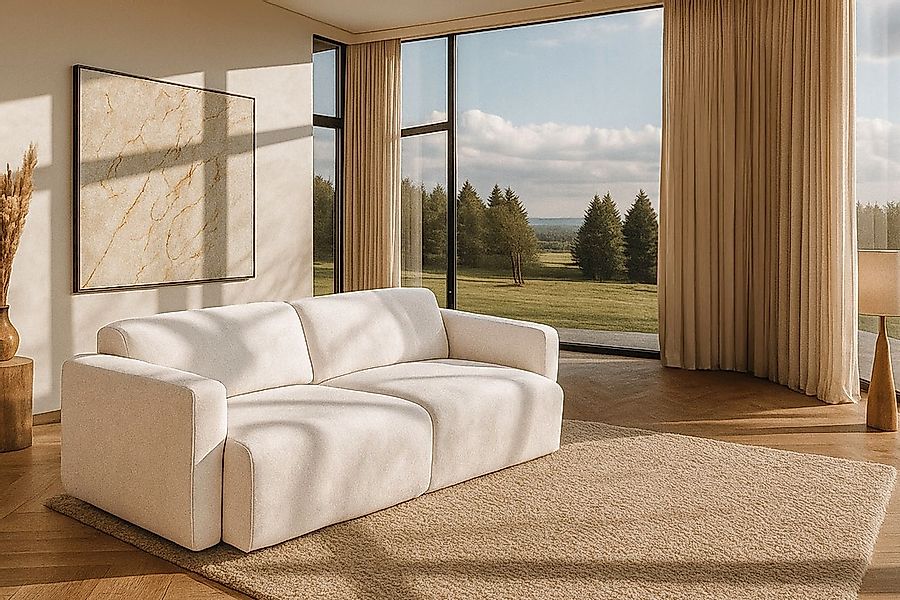 Home affaire 3-Sitzer "Myrland" Breite 230 cm, Chenille, Easy Clean Stoff, günstig online kaufen