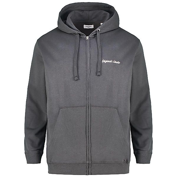Jack&Jones Kapuzenjacke aus Baumwollmischung Farbe dunkelgrau Größe: 6XL günstig online kaufen