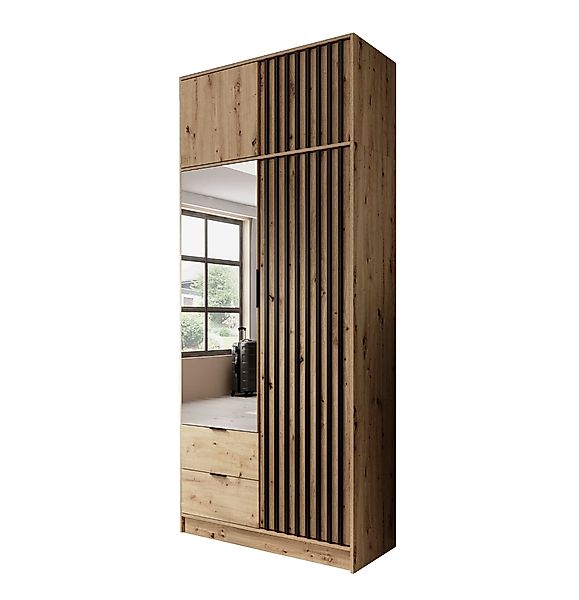 MOEBLO Kleiderschrank JOHN mit Erweiterung (Latten günstig online kaufen