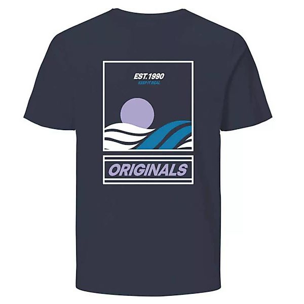 Jack & Jones Troy Kurzärmeliges T-shirt L Navy Blazer / Relaxed Fit günstig online kaufen