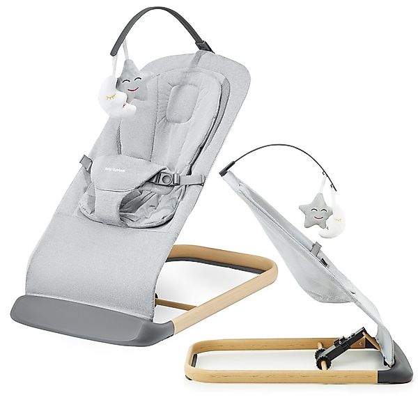 Moby-System Babywippe 2-in-1-Schaukelstuhl mit Einlage LILY günstig online kaufen
