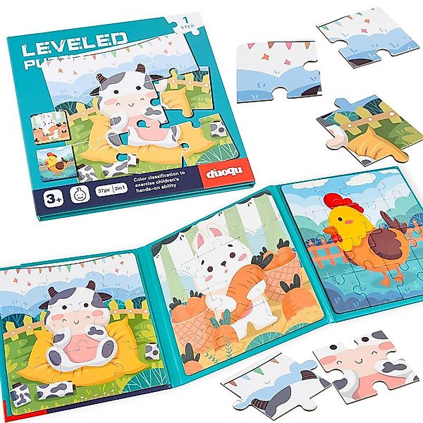 CLTYQ Puzzle Kinder-Magnetpuzzle, Rahmenpuzzle,Geburtstagsgeschenk ab 3 günstig online kaufen