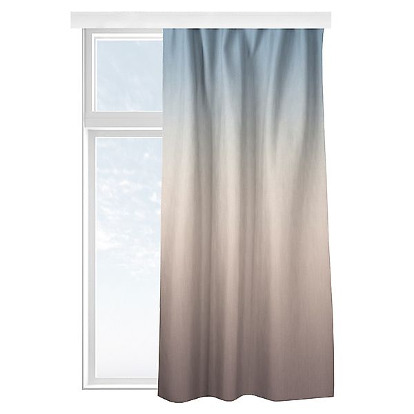Bilderdepot24 Vorhang Gardine Abstrakt Modern Blau-Beige günstig online kaufen
