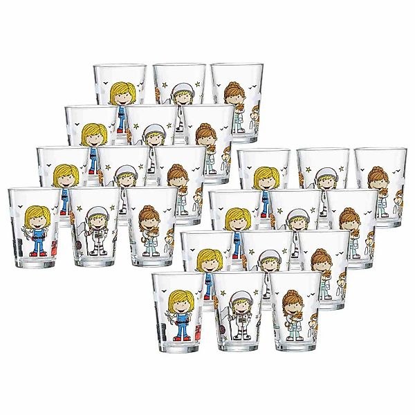 Ritzenhoff & Breker Kinderbecher "Kindergläser Berufe Mädchen 205 ml 24er S günstig online kaufen