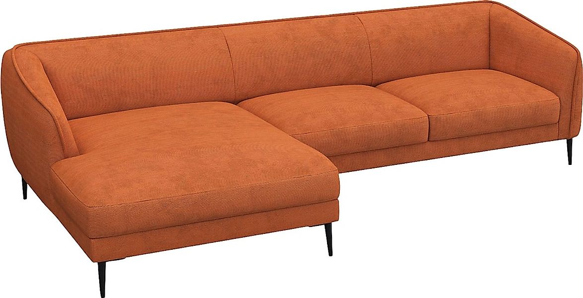 FLEXLUX Ecksofa "Belle Designsofa, L-Form, B/T 288/149 cm" Skandinavisches günstig online kaufen