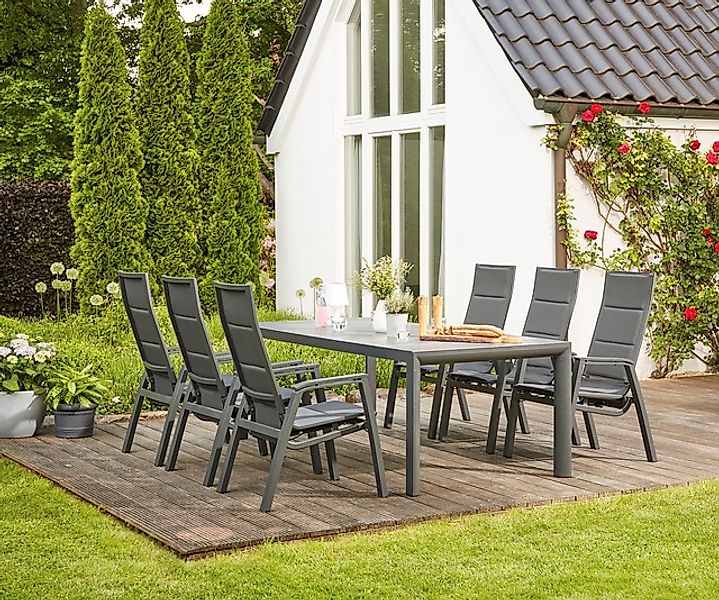 Siena Garden Garten-Essgruppe »Milano / Ancona« Set, bestehend aus 6 Sessel günstig online kaufen