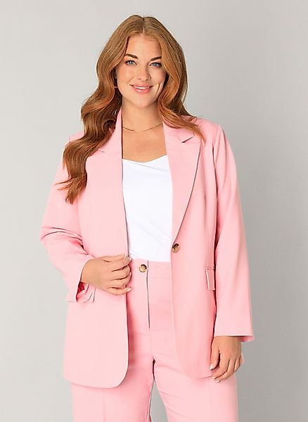 Base Level Curvy Jackenblazer "Yelena" mit großen Knopf günstig online kaufen
