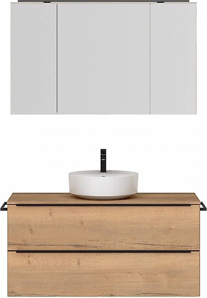 nobilia® Badmöbel-Set »Alvene«, (2 St., vormontiert, mit Soft-Close), inkl. günstig online kaufen